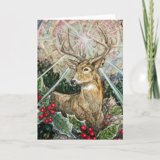 De Remerciements Carte pliée "Christmas Star"