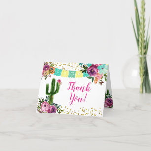 De Remerciements Carte pliée Colorée Taco Mexicain sur l'Amour