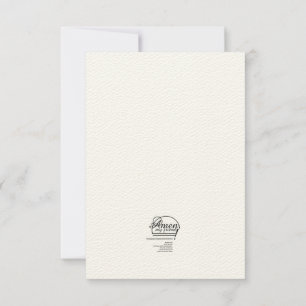 De Remerciements Carte pour notes photo floral vierge modifié