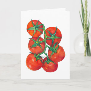 De Remerciements Carte Red Tomatoes