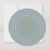 Carte Reverbe Round Note en Turquoise et Or
