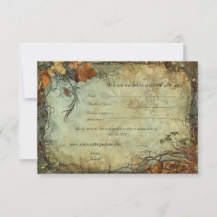 De Remerciements Carte RSVP Hobbiton Haven Wedding
