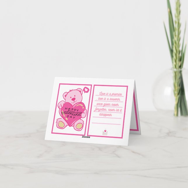 De Remerciements Carte Saint Valentin (Dos)