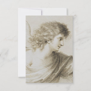 De Remerciements Carte Sainte Angélique Noir et Blanc