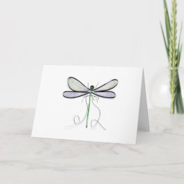 DE REMERCIEMENTS CARTE TOUTES OCCASIONS SIMPLEMENT LIBELLULE