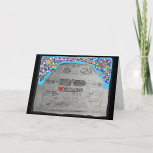 De Remerciements Carte vierge pliée