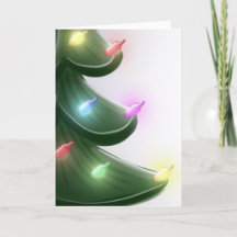 Carte Vintage Christmas Tree