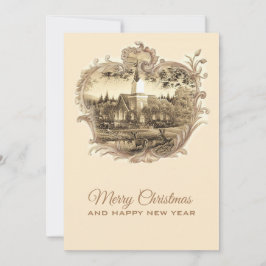 De Remerciements Carte Vintage Noël