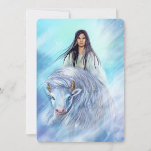 De Remerciements Carte White Buffalo Calf Woman