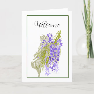 De Remerciements Carte Wisteria
