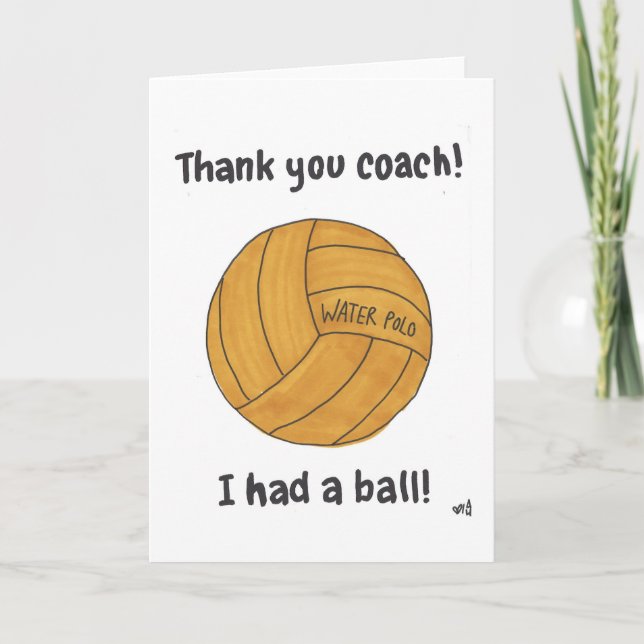 De Remerciements Carte WP Coach 1 (Devant)