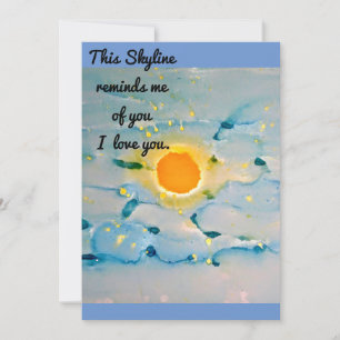 De Remerciements Cette carte Skyline