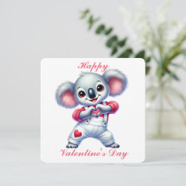 De Remerciements Cute Koala - Carte Saint Valentin