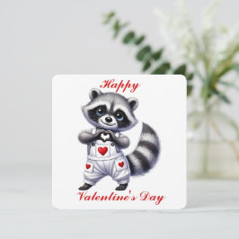 De Remerciements Cute Lemur - Carte Saint Valentin