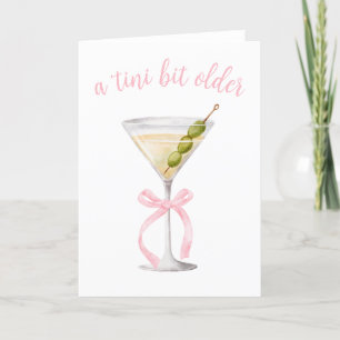 De Remerciements Dirty Martini - Tini Bit Carte Anniversaire
