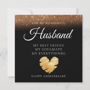 De Remerciements Élégante carte d'anniversaire Mariage personnalisé