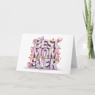 De Remerciements *~* Emoji AP72 Photo Carte Whimsical Mother's Day 