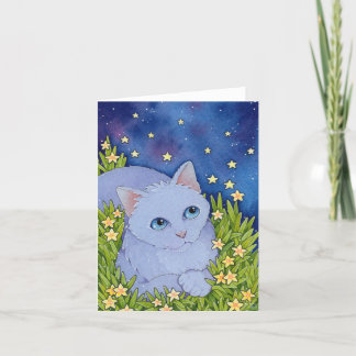 De Remerciements Fairy Cats Affirmation chat mignon fée carte STARS