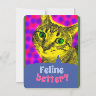 De Remerciements Feline Mieux ? OBTENEZ LA CARTE BIEN RECOURIR Mari