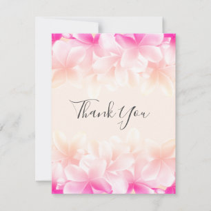 De Remerciements Fleurs Hawaïennes Carte Cadeau Remerciement pour B