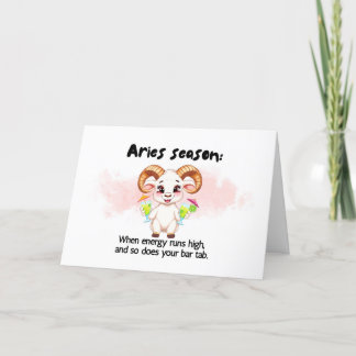 De Remerciements Funny Bries saison Zodiac carte d'anniversaire