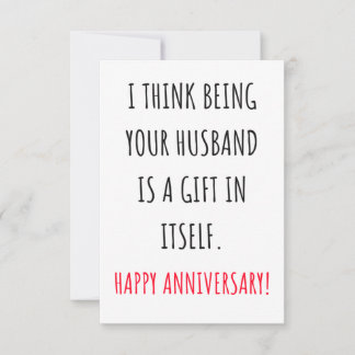 De Remerciements Funny happy mariage carte anniversaire pour elle
