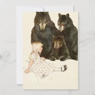 De Remerciements Goldilocks et la carte des trois ours