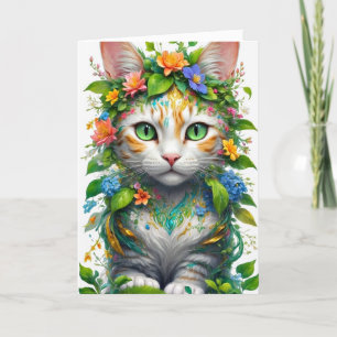DE REMERCIEMENTS JOLIE CARTE D'ANNIVERSAIRE KITTY-KID