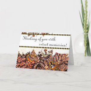 DE REMERCIEMENTS JOUR DOUX SOLEIL ! :)  CARTE "À PENSÉE À VOUS" 5 X