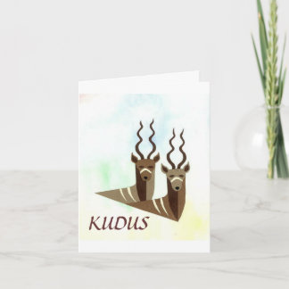 De Remerciements Kudus/félicitations pour un carte pour notes bien