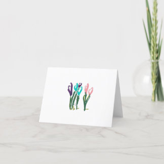 De Remerciements La carte des fleurs du coeur