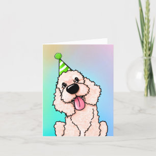 De Remerciements Labradoodle Chien Carte d'anniversaire