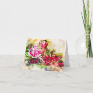 De Remerciements Lotus All Occasion Carte pour notes