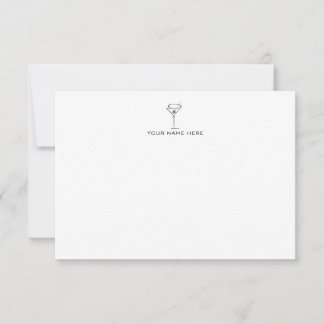 De Remerciements Martini Carte pour notes