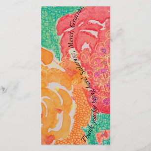 De Remerciements Merci, carte photo