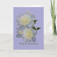 Merci, Paljon Kiitoksia, Carte Finlandaise