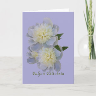 De Remerciements Merci, Paljon Kiitoksia, Carte Finlandaise