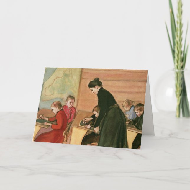 De Remerciements Merci, professeur. Carte Fine Art (Devant)