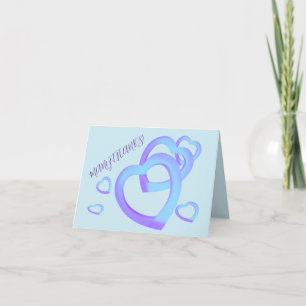De Remerciements NOTE CARTE DES COEURS personnalisent le texte merc