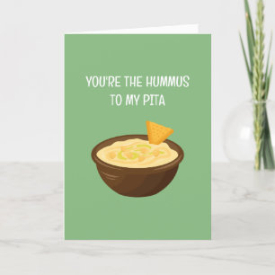 De Remerciements Personnalisé Vous êtes l'Hummus à ma carte Pita