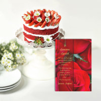 Rose romantique Quelqu'un carte spéciale
