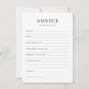 De Remerciements Simple Mariée Minimaliste Pour Être Carte Conseil