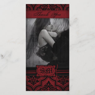 De Remerciements Vampire mariée TY Carte photo