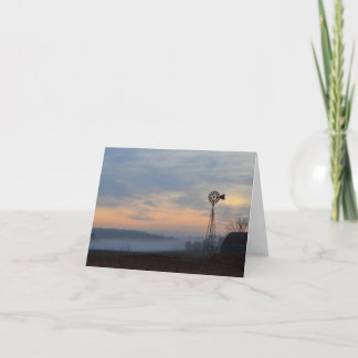 De Remerciements Weathervane tôt dans la matinée carte blanche