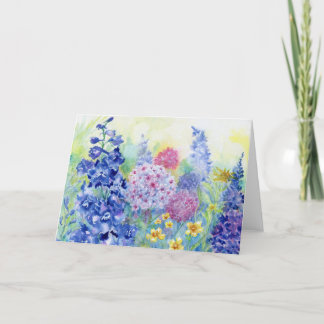 De Remerciements Wilma's Garden Blank Carte pour notes