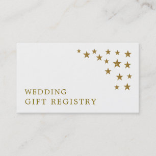 De Rendez-vous Carte d'enregistrement cadeau Gold Parties scintil