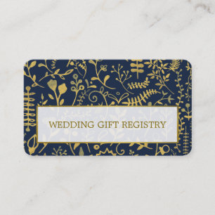 De Rendez-vous Carte d'enregistrement cadeau Oriental Gold Boho