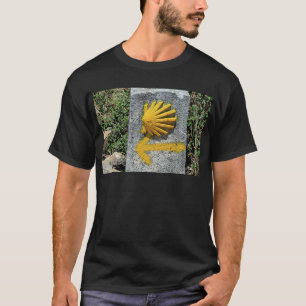 De Santiago de Compostela, Spanien, Muschel EL T-Shirt
