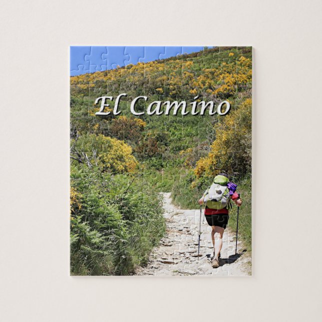 De Santiago de Compostela, Spanien, Spur EL Camino (Vertikal)