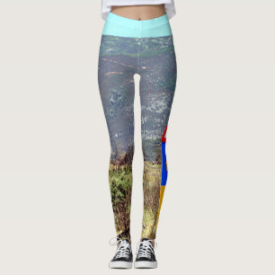 De Santiago de Compostela, Spanien, Zeichen EL Leggings